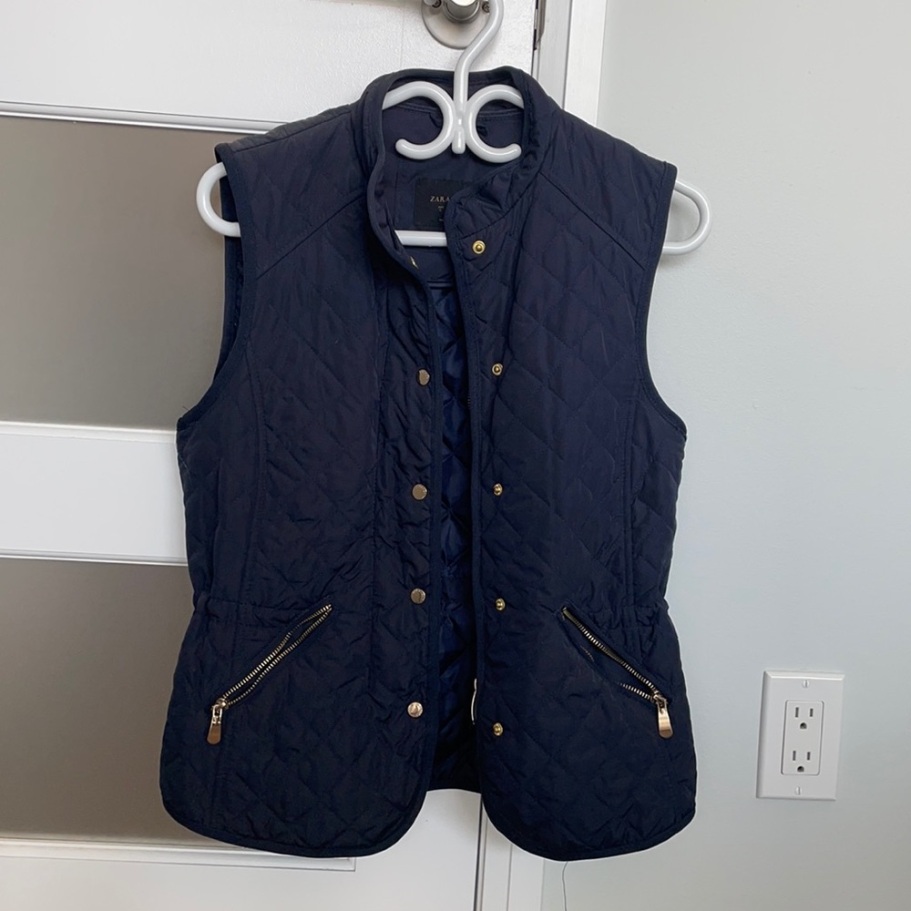 Zara quilted vest